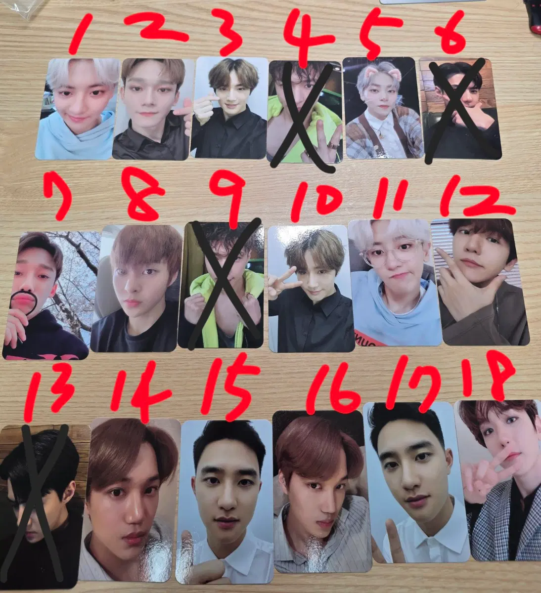 엑소 팬클럽 포카