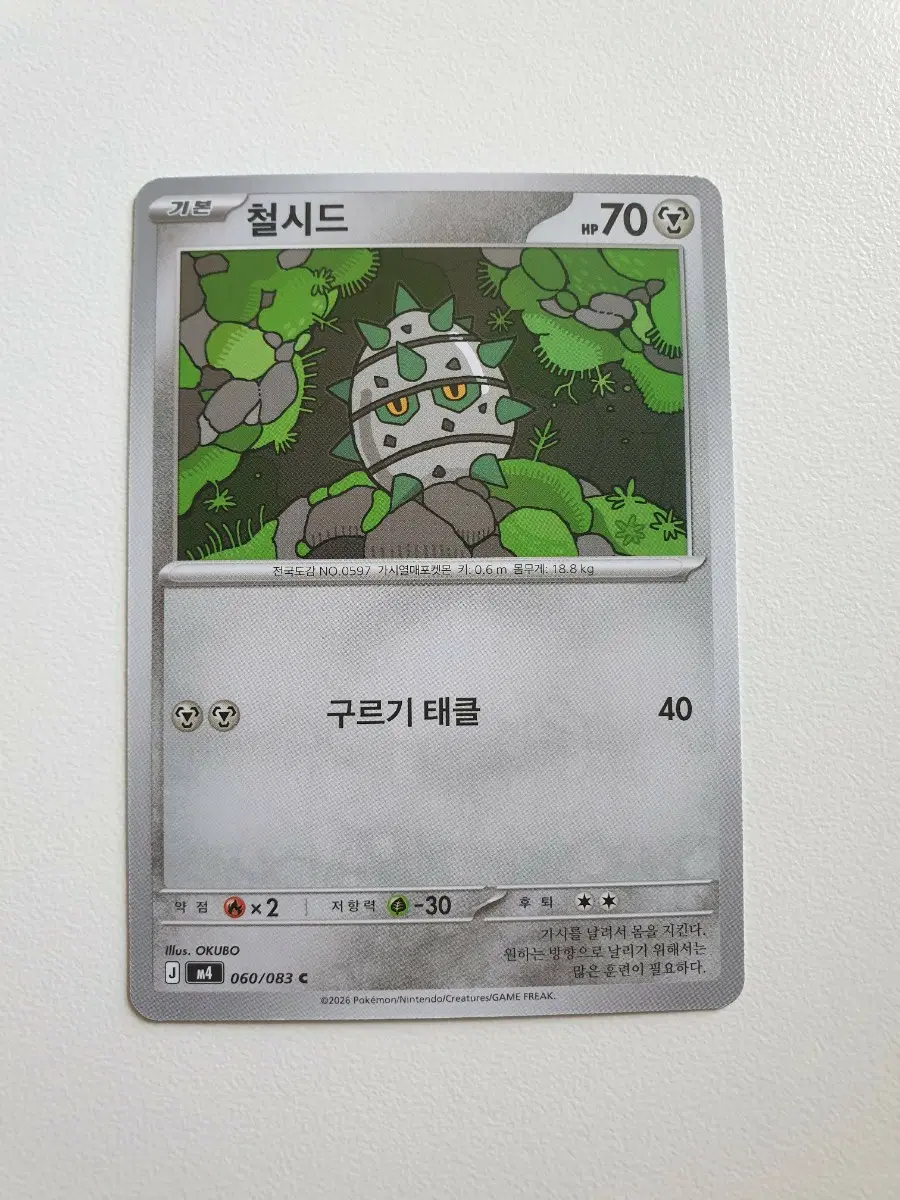 철시드 포켓몬카드