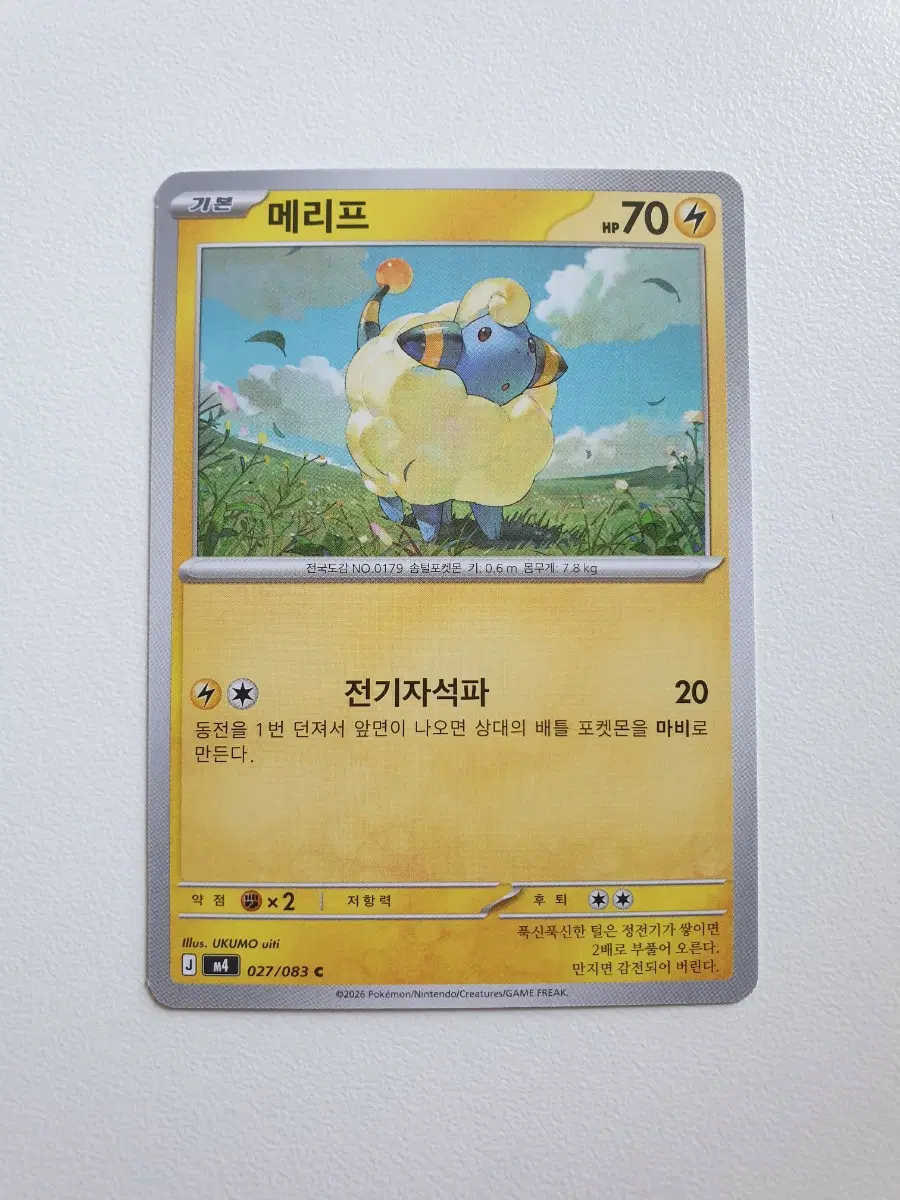 메리프 포켓몬카드