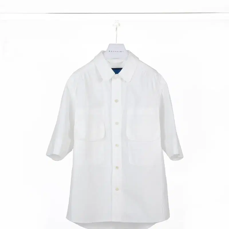 도큐먼트 Cordura double pocket shirt white