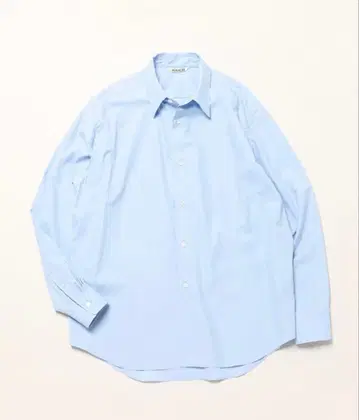 AURALEE WASHED FINX TWILL SHIRT 라이트 블루 5