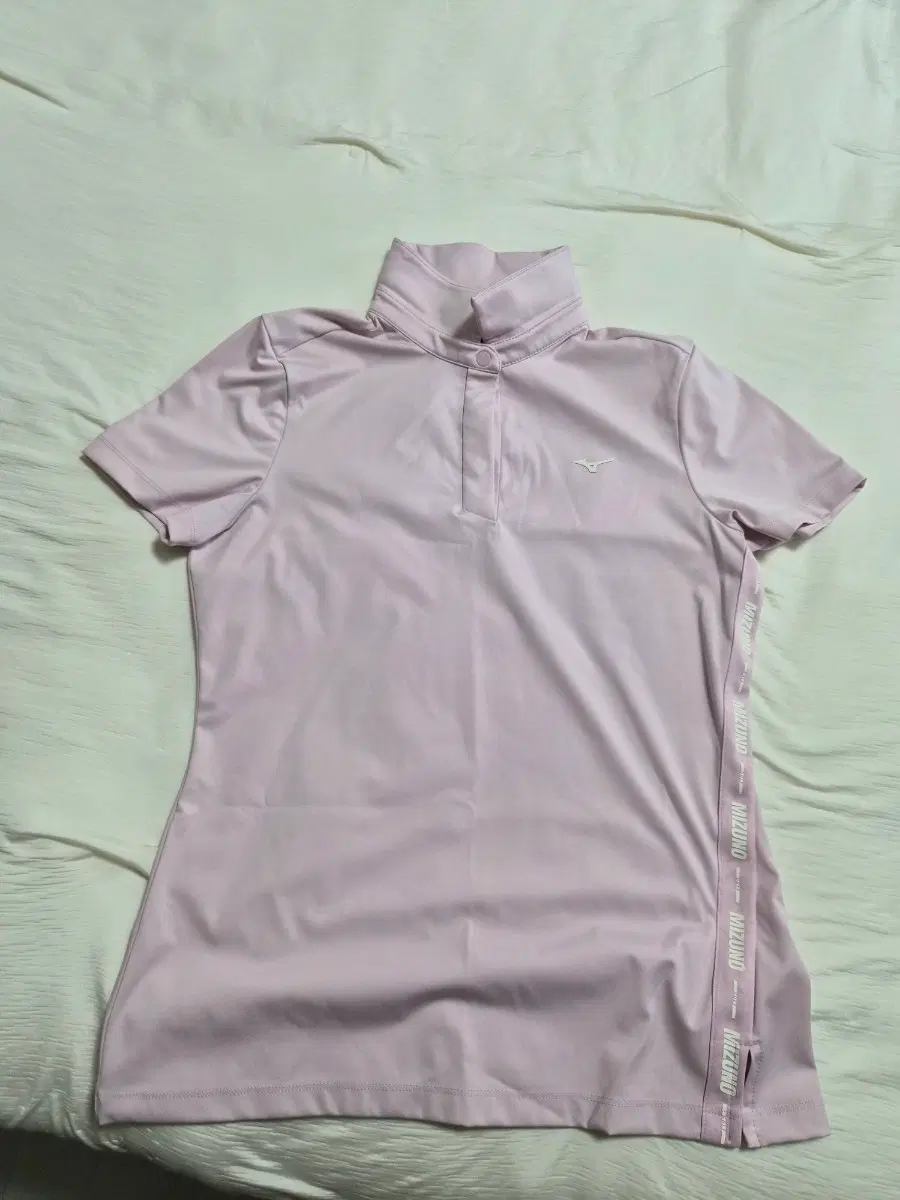 미즈노 골프웨어 반팔 카라티 핑크
