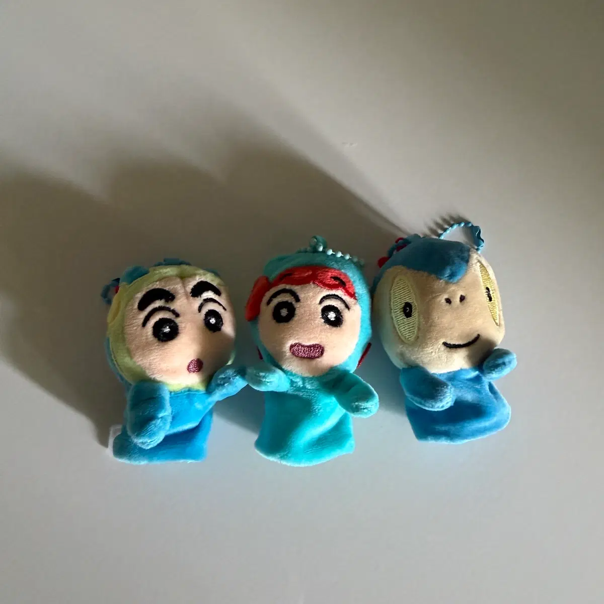 짱구 공룡 손가락인형 3개 세트 (짱구,유리,나나)