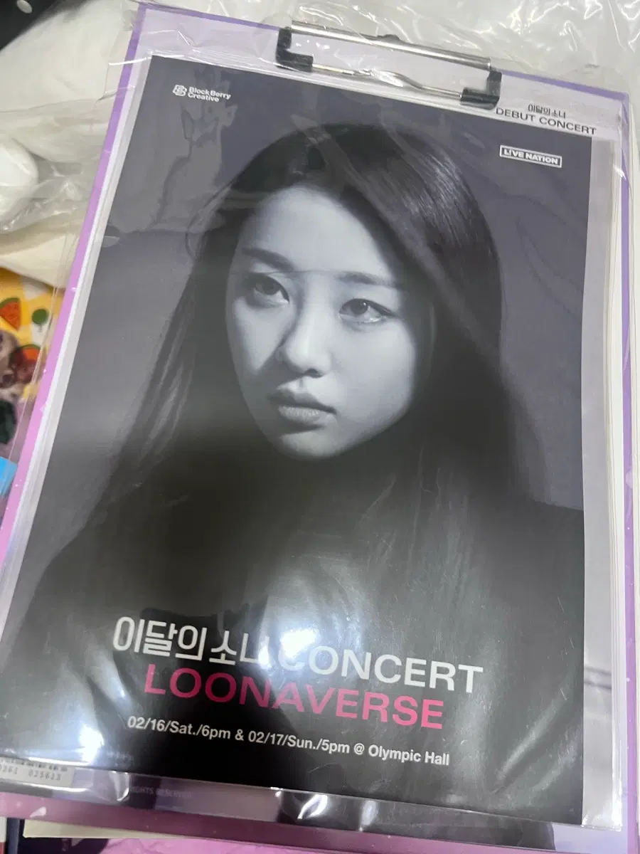 이달의 소녀 이달소 루나버스 콘서트 포스터 일괄 2.5만원