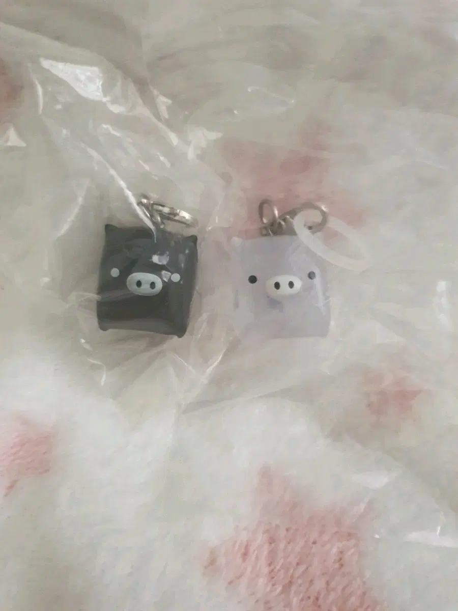 산엑스 메지루시 가챠 키링 모노쿠로부 2종 일괄 미개봉