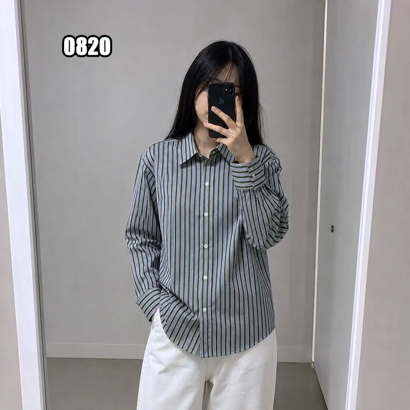 XL 폴로 랄프로렌 스트라이프 드레스 셔츠