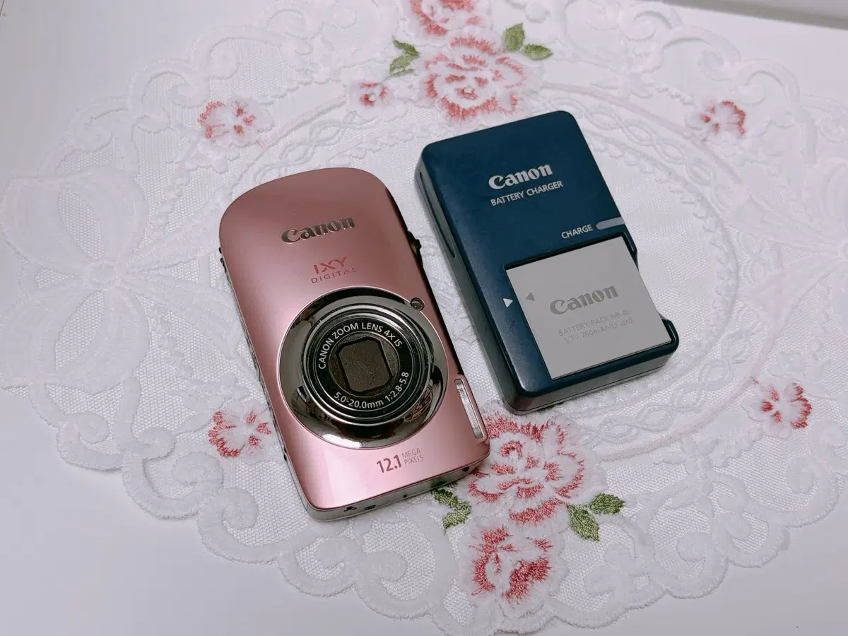 캐논 익서스510, 익시 110 디지털 카메라 핑크 빈티지 디카