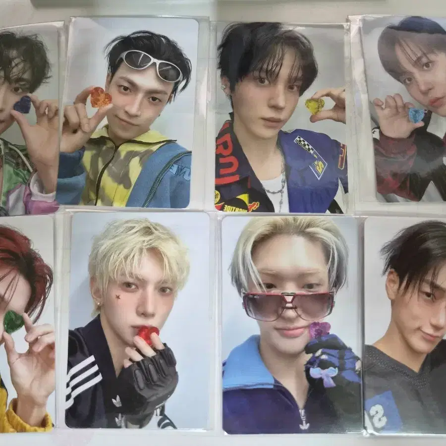 에이티즈 애니티즈 팝업스토어 특전 포토카드 8종 세트
