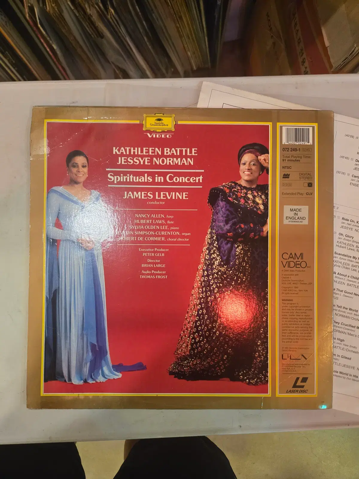 Kathleen Battle Jessye Norman Spirituals in Concert 흑인 영가 LD