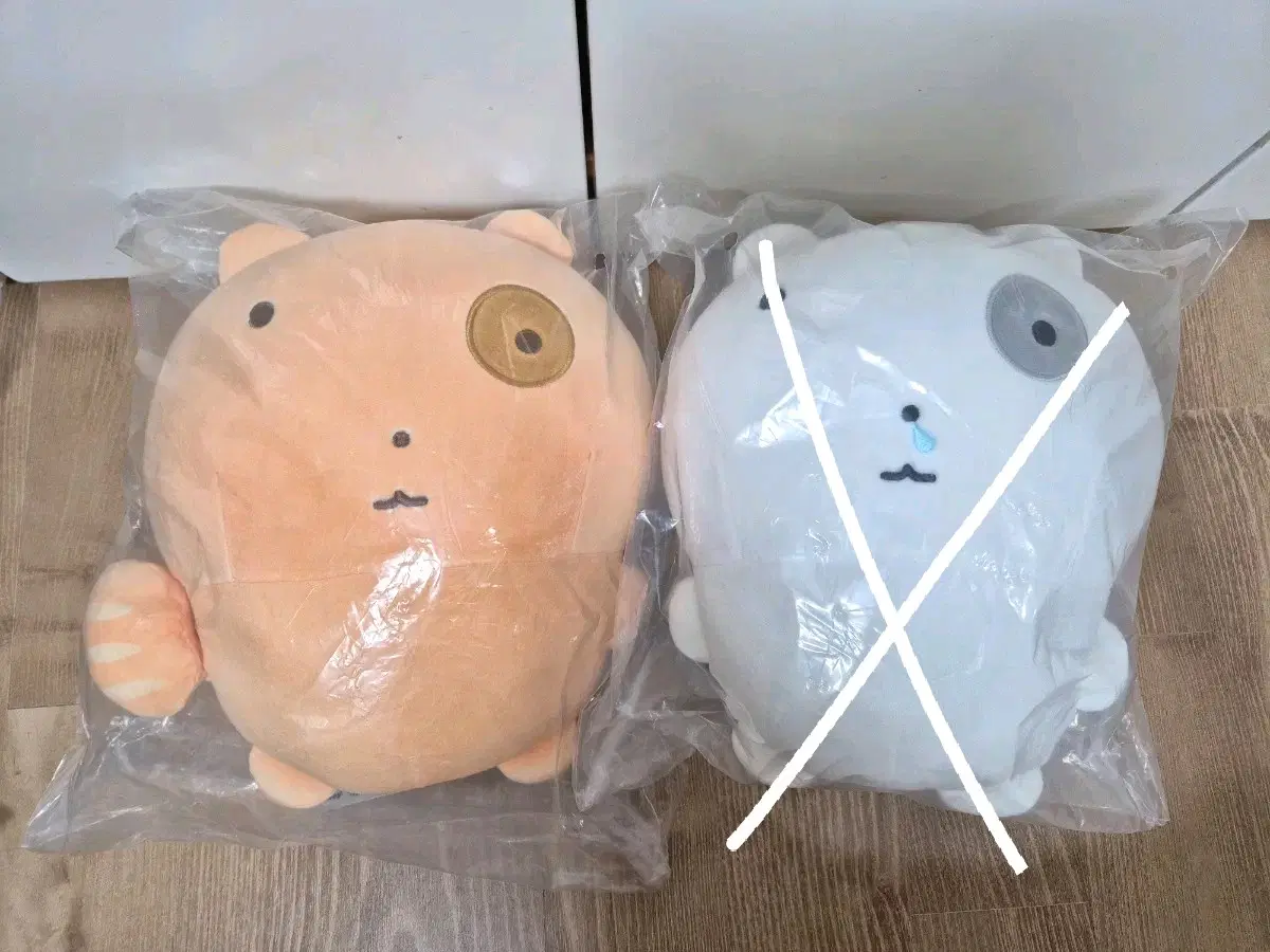 미개봉 정품)눈멍냥이 빵멍이 중형 인형/새상품(택0)