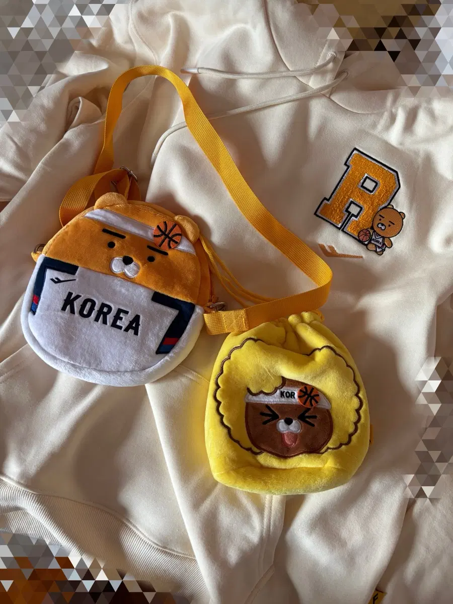 농구 국가대표 프로스펙스 x 카카오프렌즈 크로스백