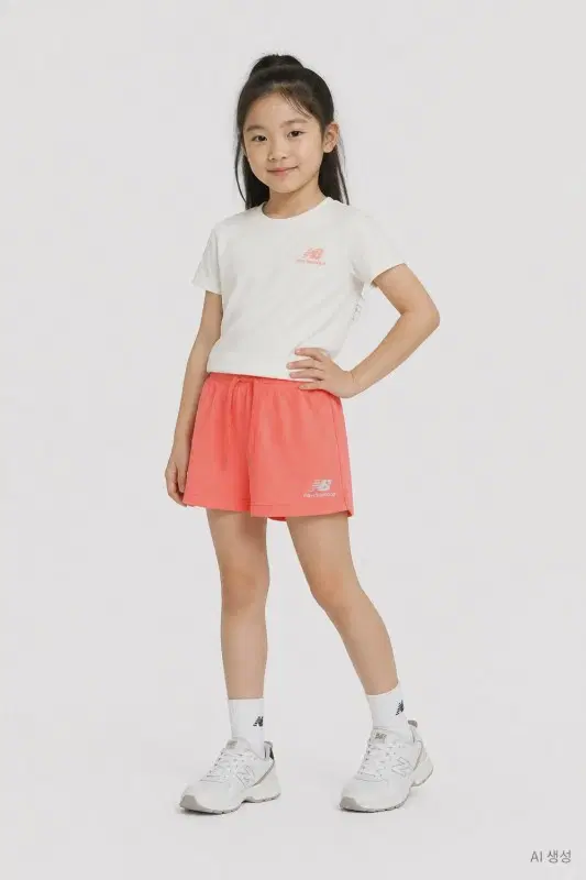 뉴발란스 코랄 키즈 120 미니스커트 O2872