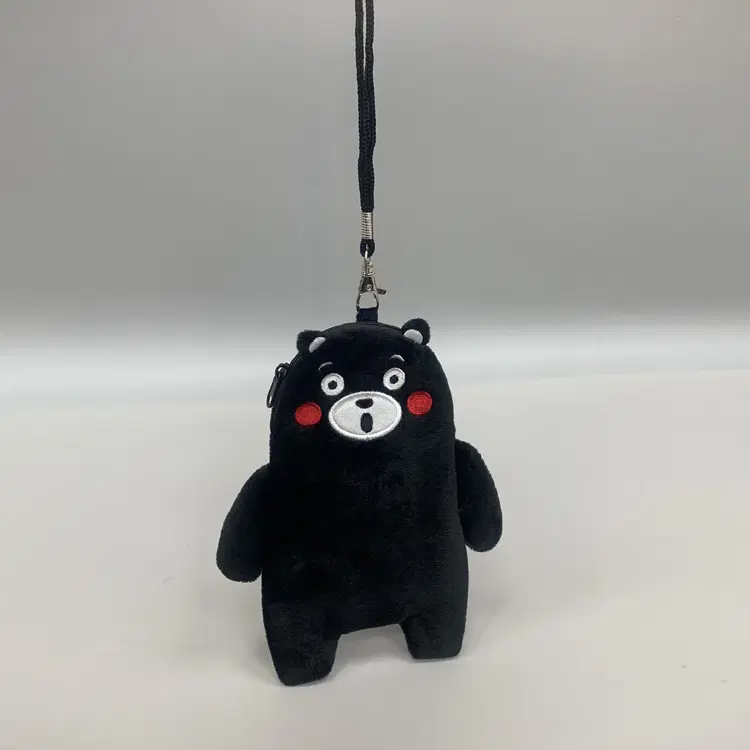 쿠마몬 목줄 파우치 / 목걸이형 필통 다용도 카드 학생증 수납 가능 가방