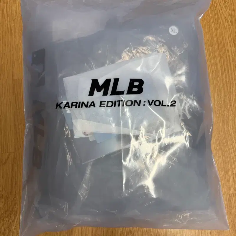 MLB x 카리나 오버핏 후드티 블랙 XL