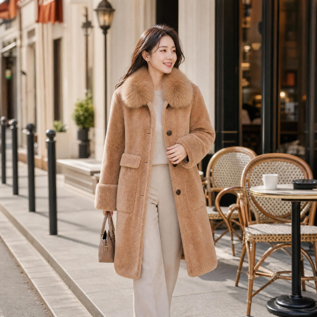 [Luna Korrs] 루나코르스 사가폭스 무스탕 코트(SIZE : 55)[1S-WO-0004]