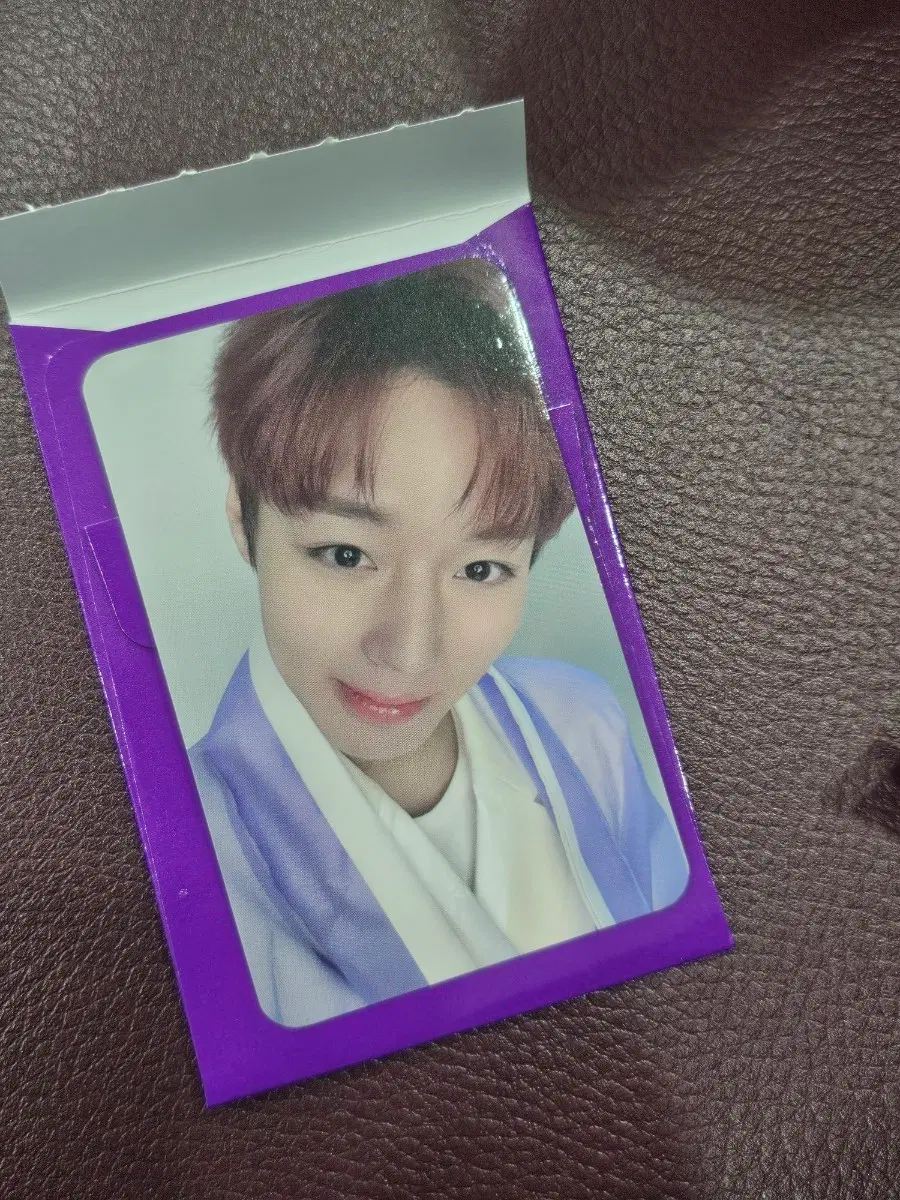 박지훈 더벤티 포카 미공포 포토카드
