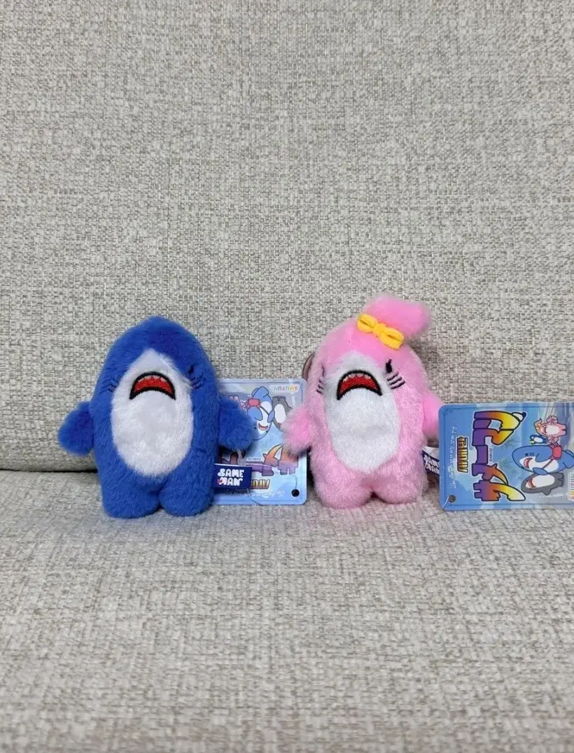 사메만 후키하레 캬비 스탠딩 키링 인형