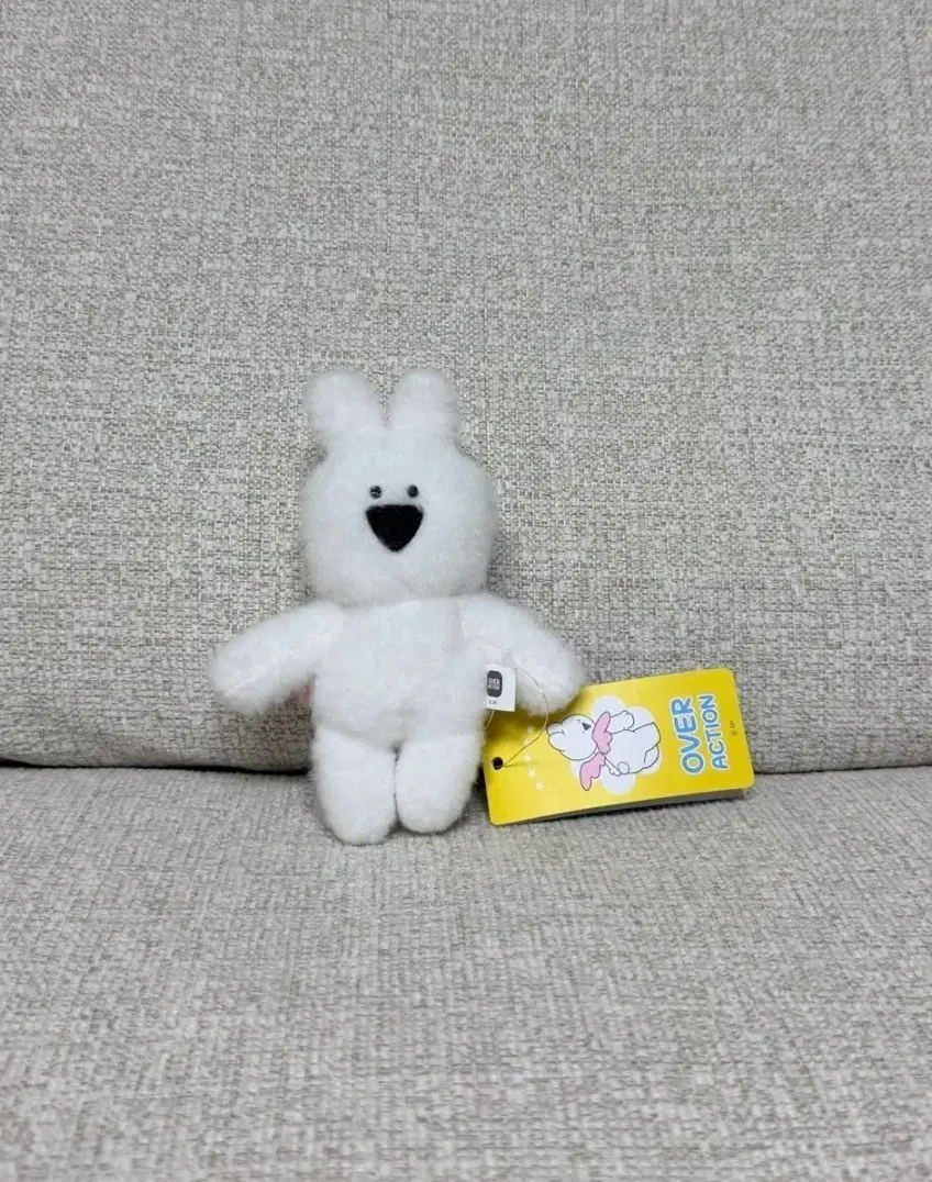 정품 오액토 오버액션토끼 13cm 키링 인형