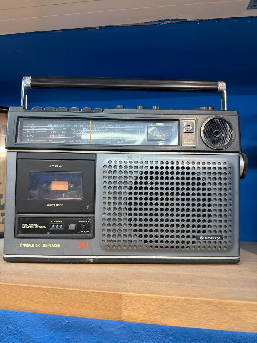 SANYO MR-6800 빈티지 카세트 라디오