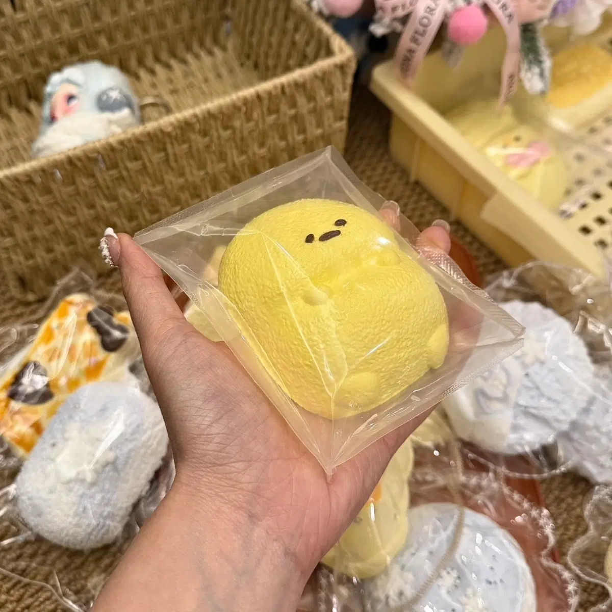 카카 구데타마 말랑이 워터감 새상품 샤오홍슈 푸딩 슬랑이