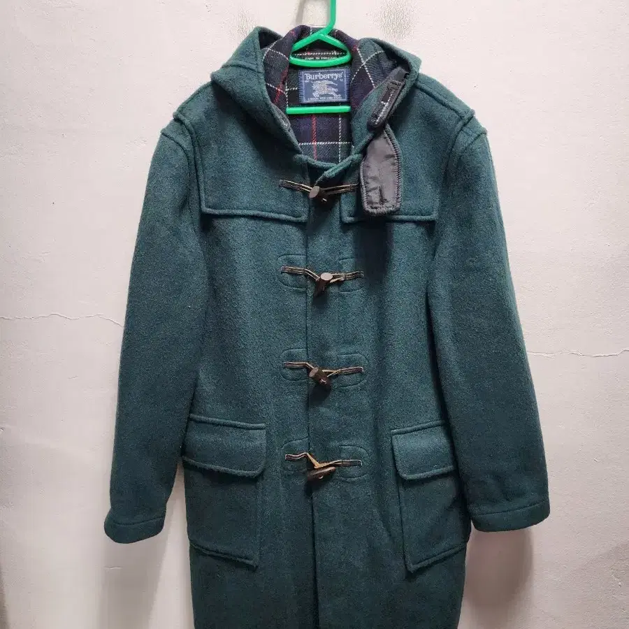 90s 버버리 wool 더플코트