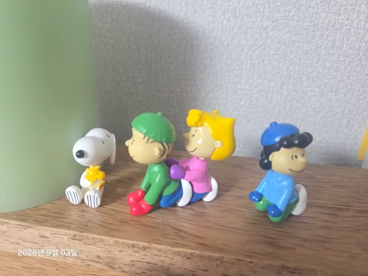 스누피 피규어 찰리브라운 루시 세트