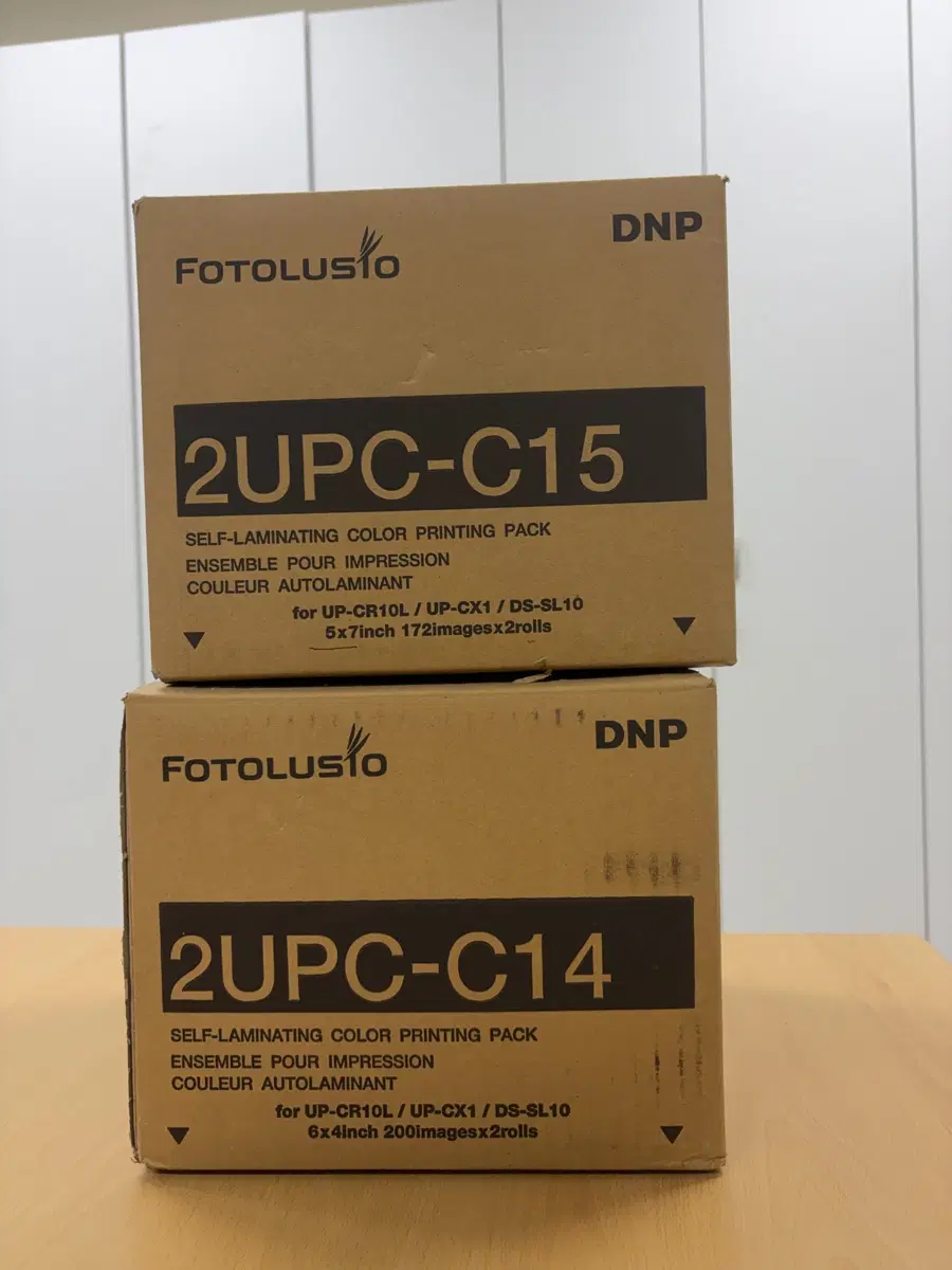DNP FOTOLUSIO 2UPC-C15 / 2UPC-C14 컬러 프린팅 팩
