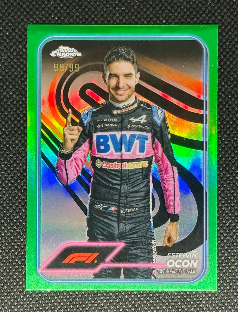 2024 탑스 크롬 F1 에스테반 오콘 99한정 카드