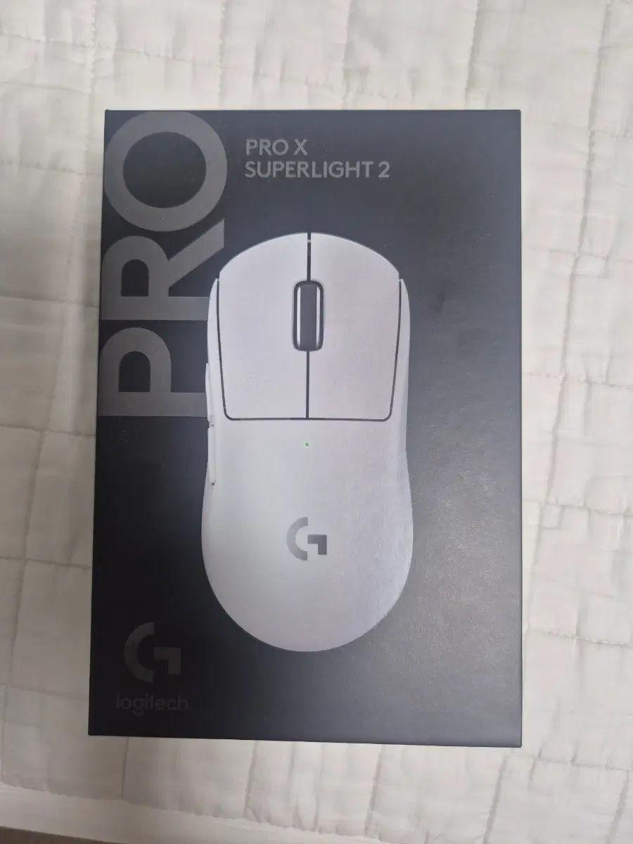 로지텍 PRO X SUPERLIGHT 2 무선 마우스(화이트)