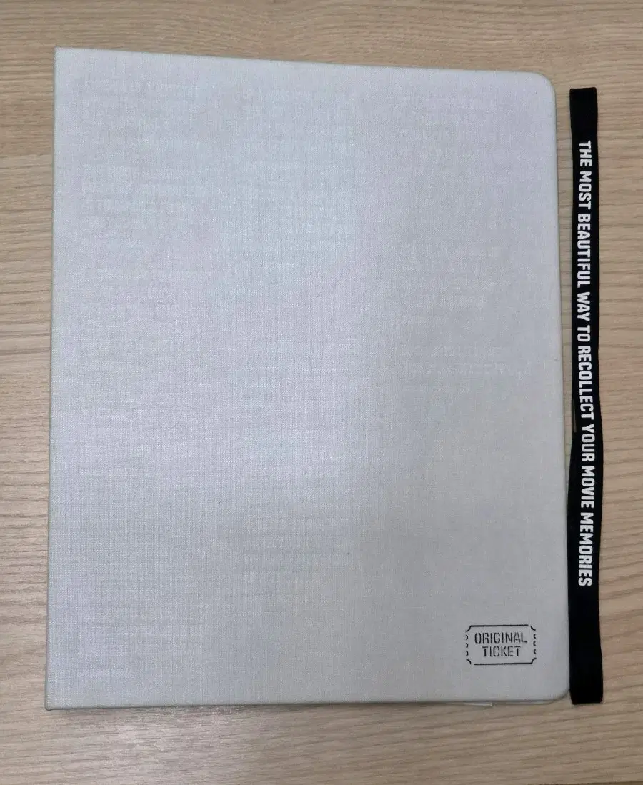 오리지널티켓 북 화이트