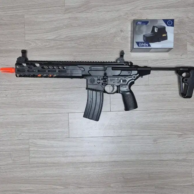 SIG MCX 비비탄총 + 레드닷 조준경 세트