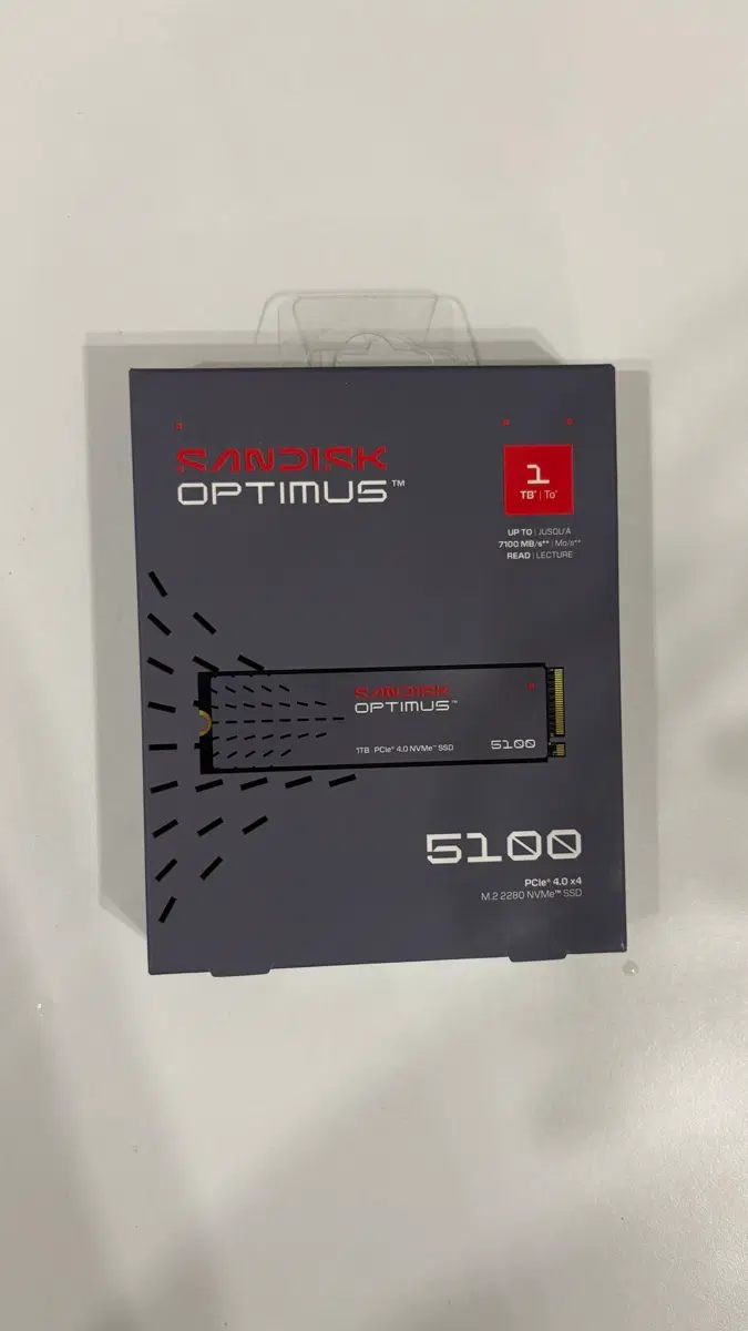 샌디스크 옵티머스 5100 NVMe SSD 1TB