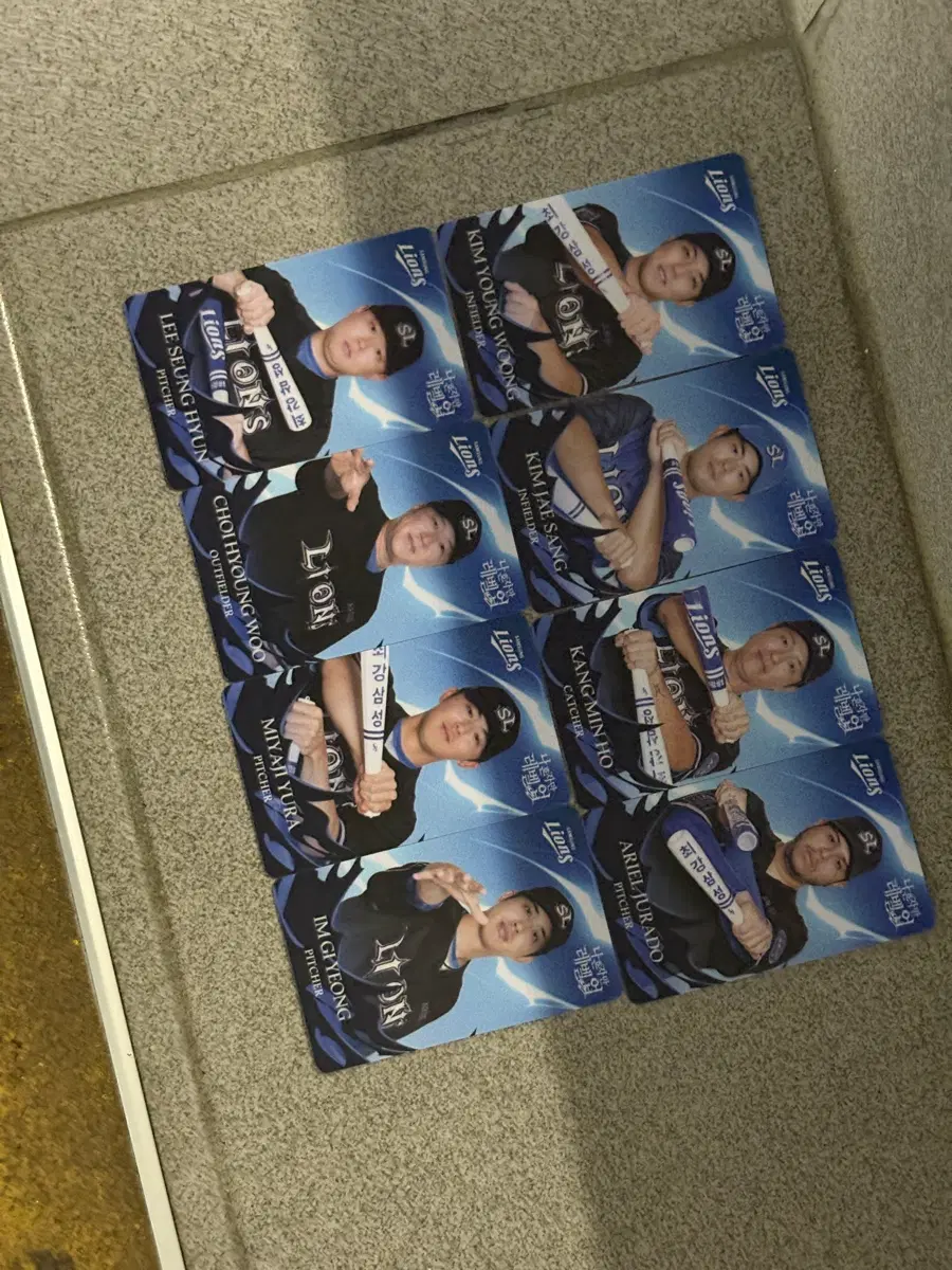 삼성라이온즈 포카 13장 일괄 판매