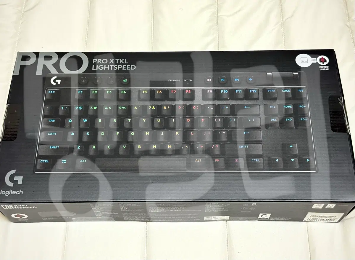 로지텍 PRO X TKL LIGHTSPEED 게이밍 키보드 (GX 적축)