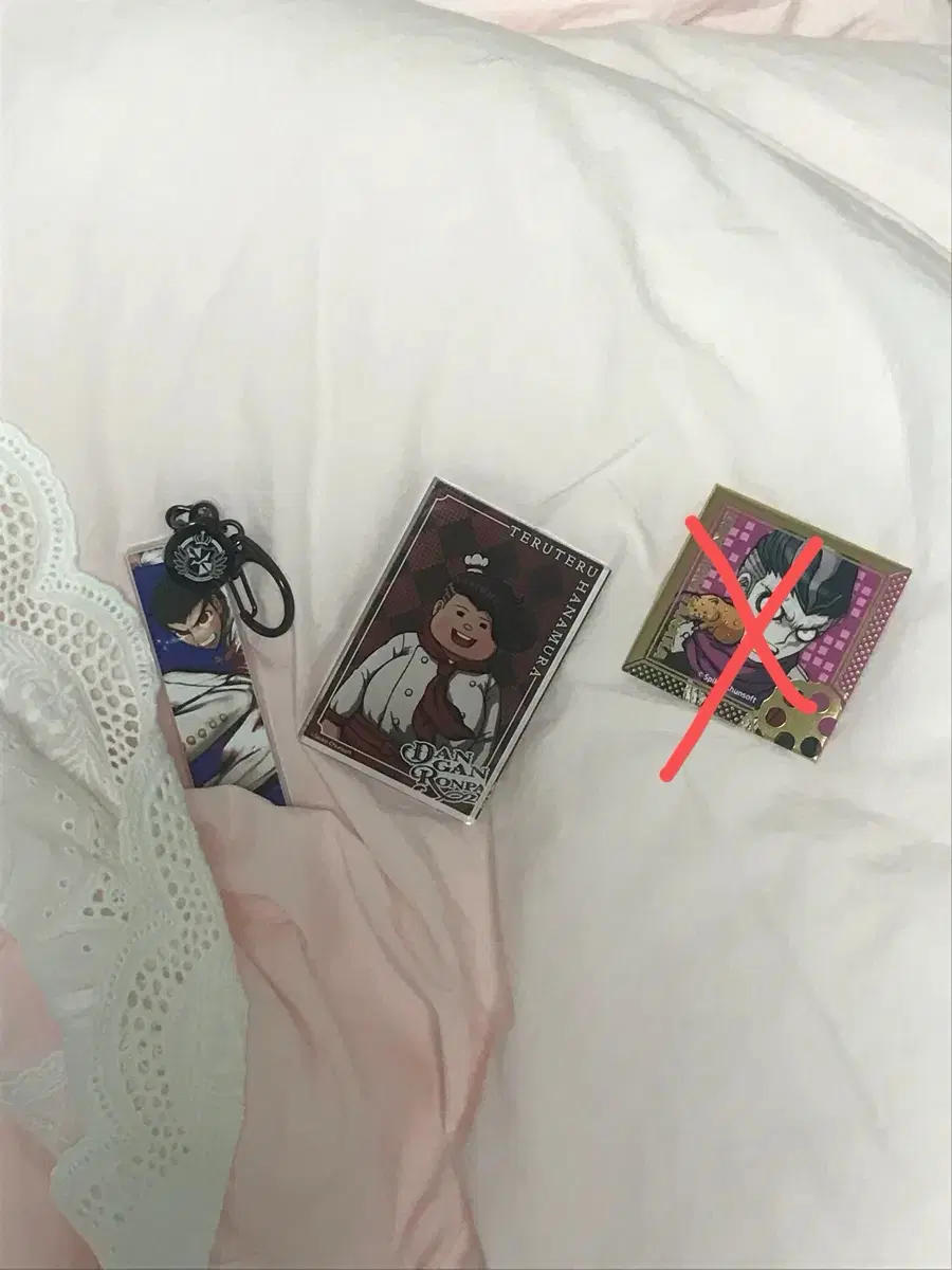 단간론파 밤티몬들 뱃지 아크릴블록 키체인