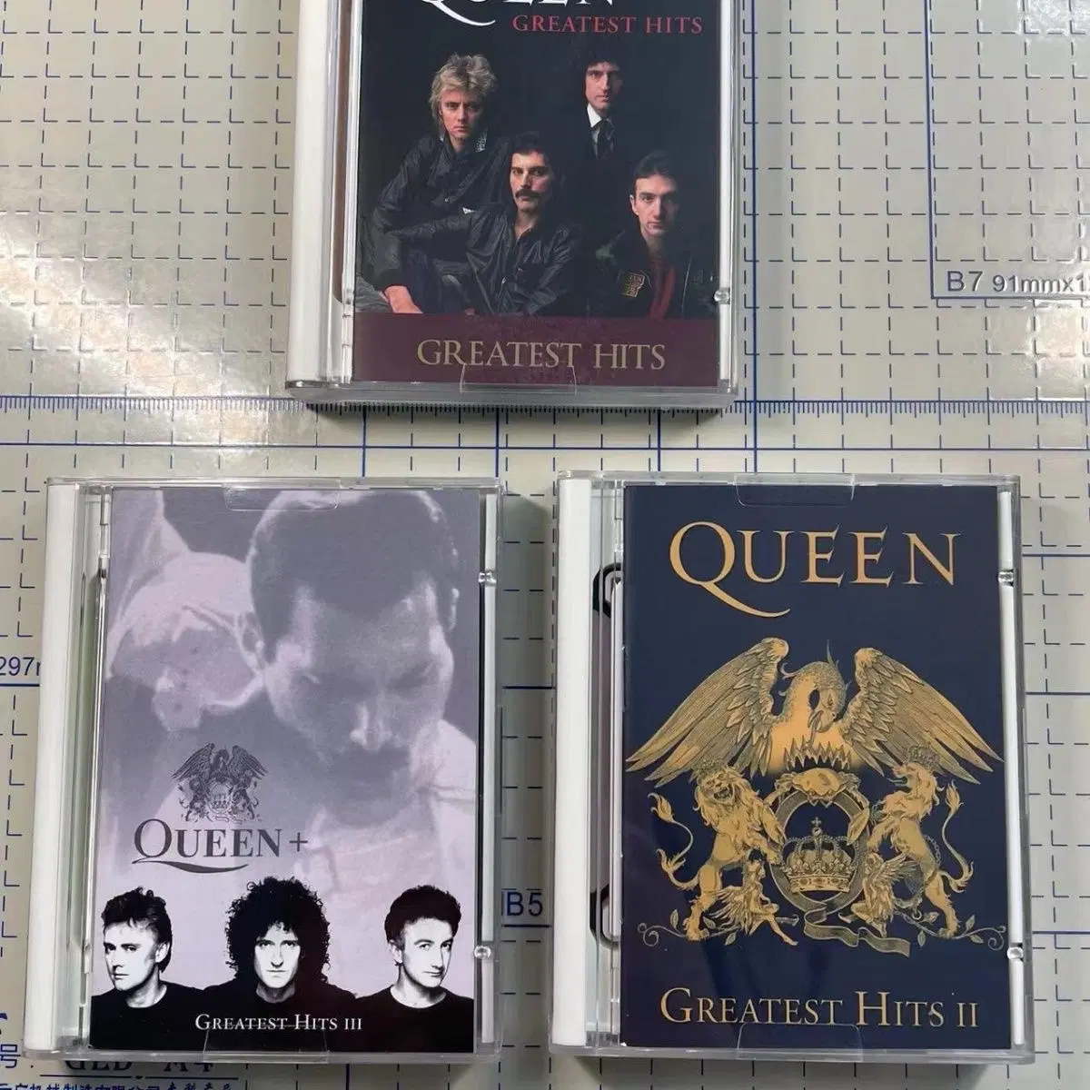퀸 Greatest Hits I, II, III 미니디스크 3장 세트 앨범