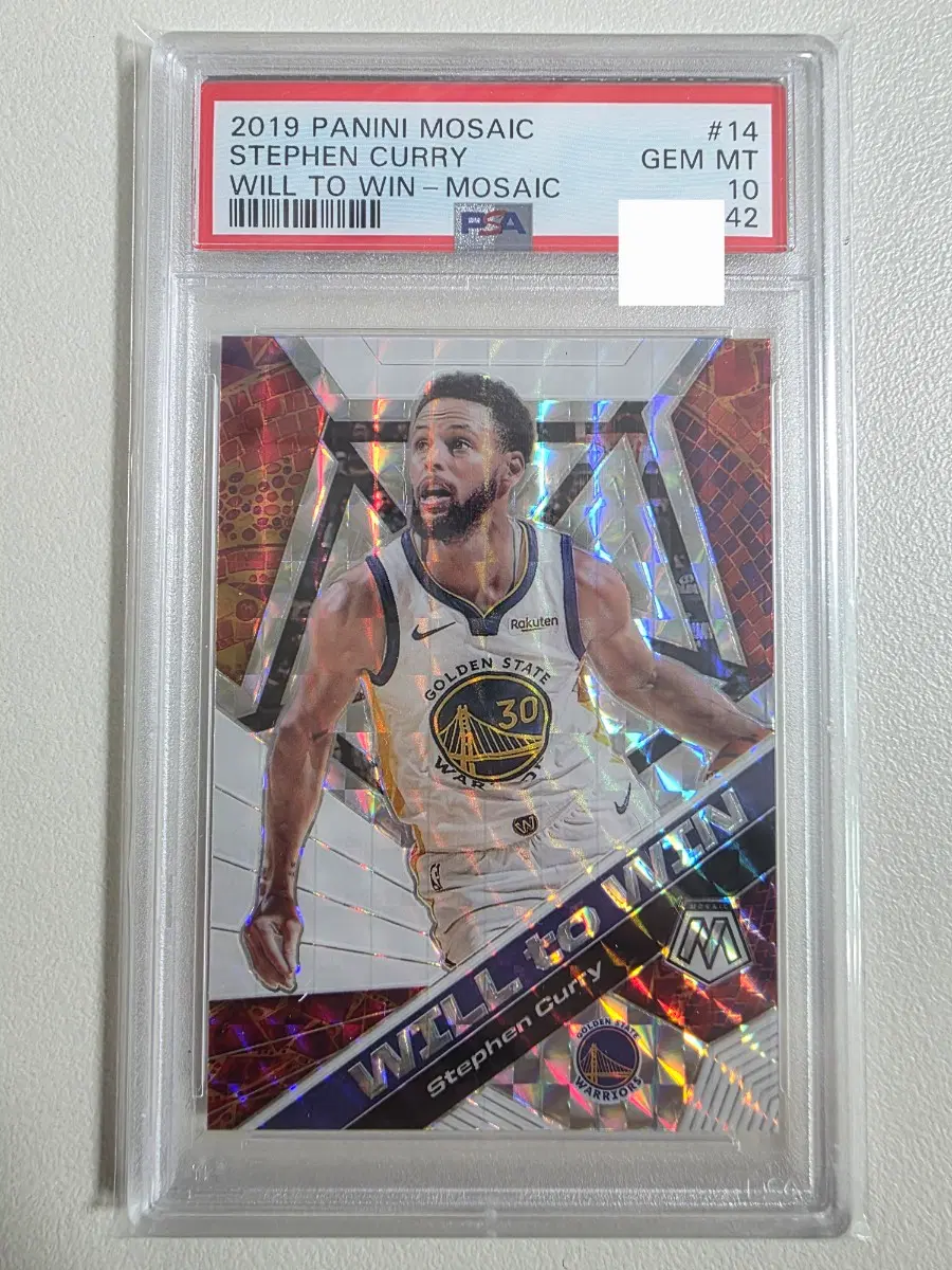 2019-20 nba 스테판 커리 인서트 모자익 psa 10 골든스테이트워리어스