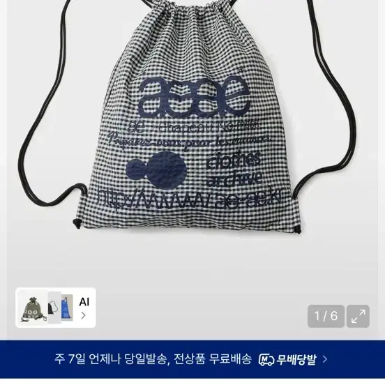 aeae 체크 짐색
