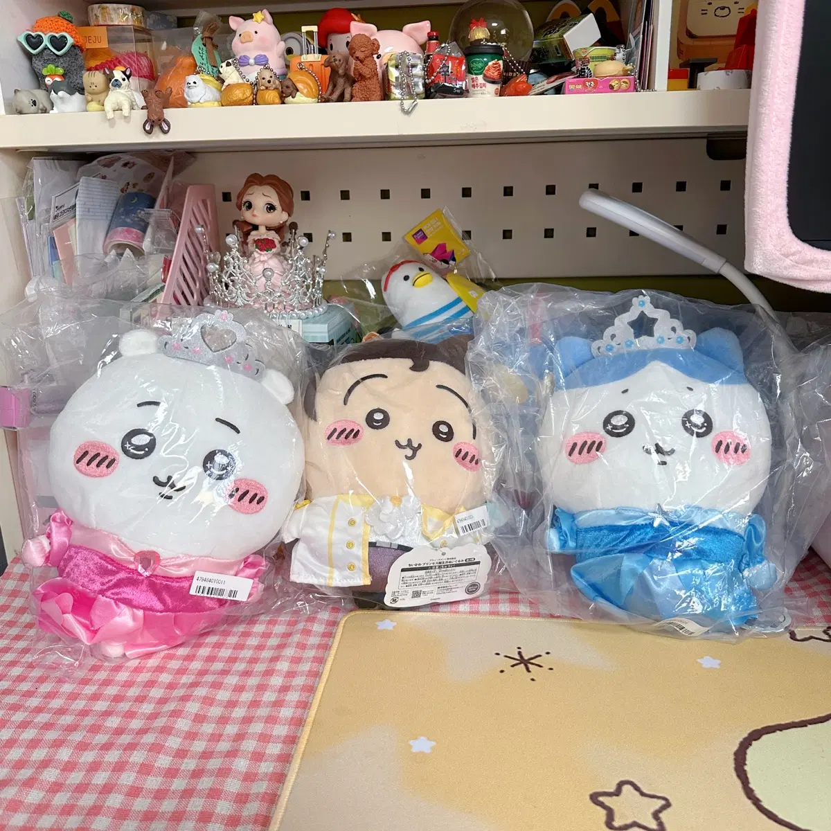 일본 정품 치이카와 하치와레 우사기 프린세스 공주 왕자 누이 인형