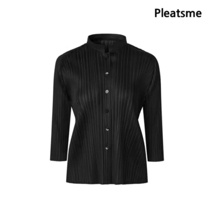 플리츠미(PLEATSME) 스탠드 카라 플리츠가디건 프리사이즈 새상품