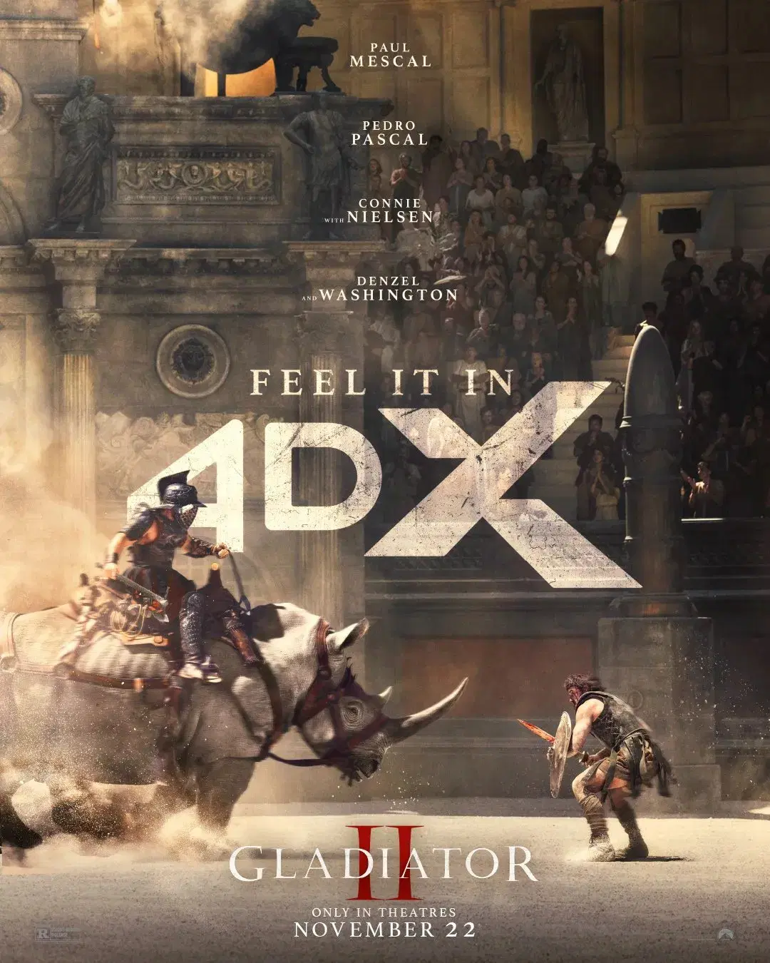 영화 <글래디에이터2> 4DX 포스터