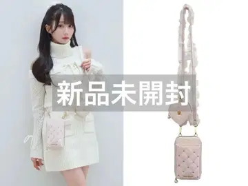 로제 뮤즈 오르간 프릴 미니 숄더 핑크
