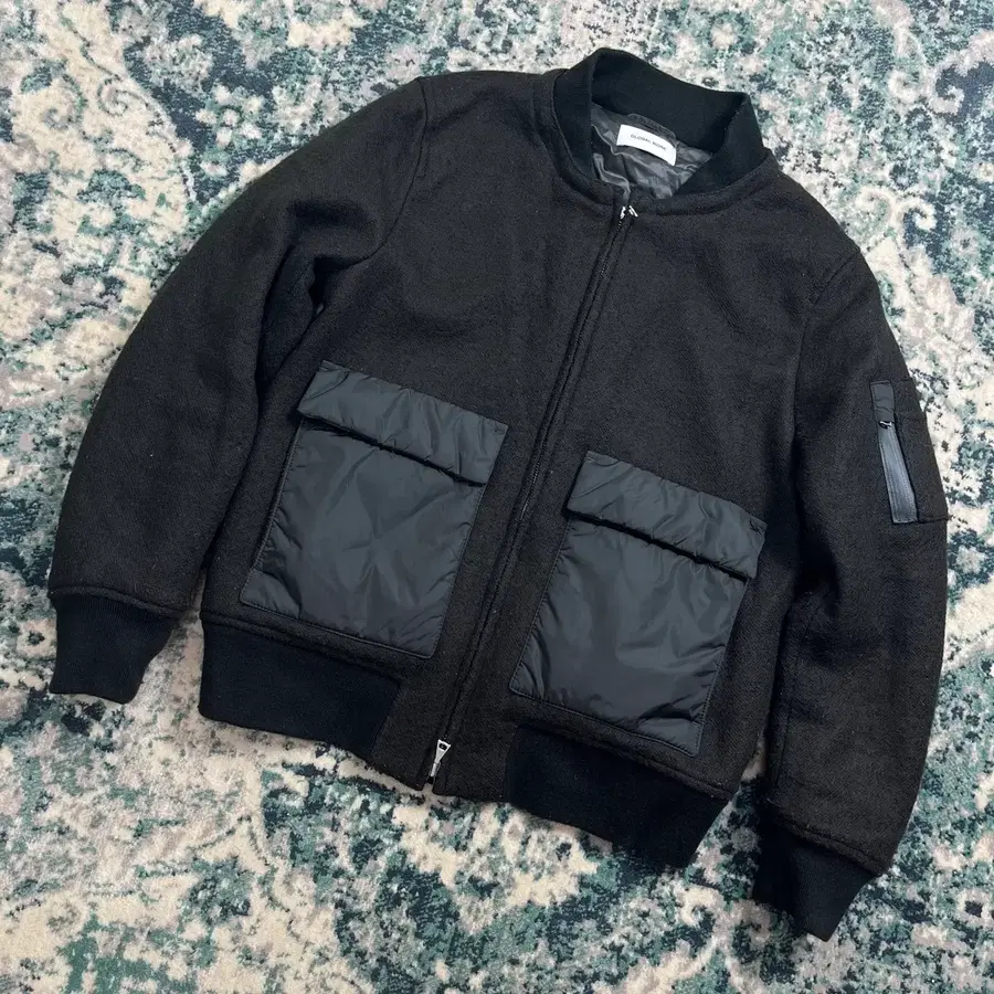 Global Work 글로벌 워크 울 ma-1 집업 자켓 (L)