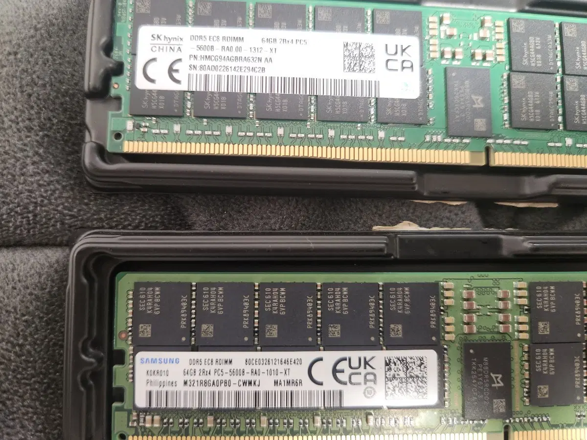 ddr5 서버용, 64GB 5600MHz ecc/reg