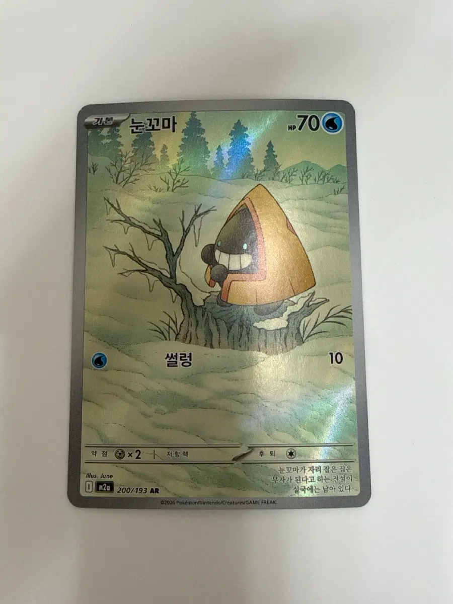 포켓몬카드 눈꼬마 ar