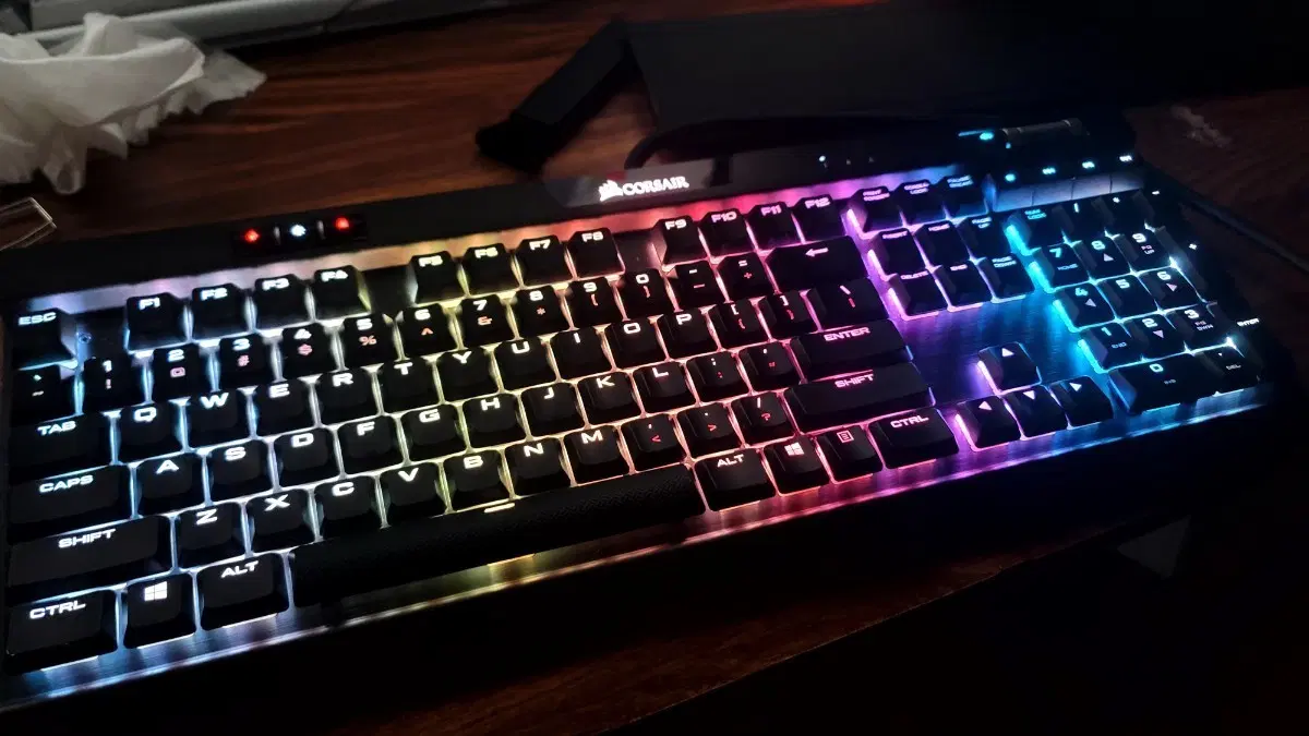 커세어 rgb mk2 블랙/ 적축