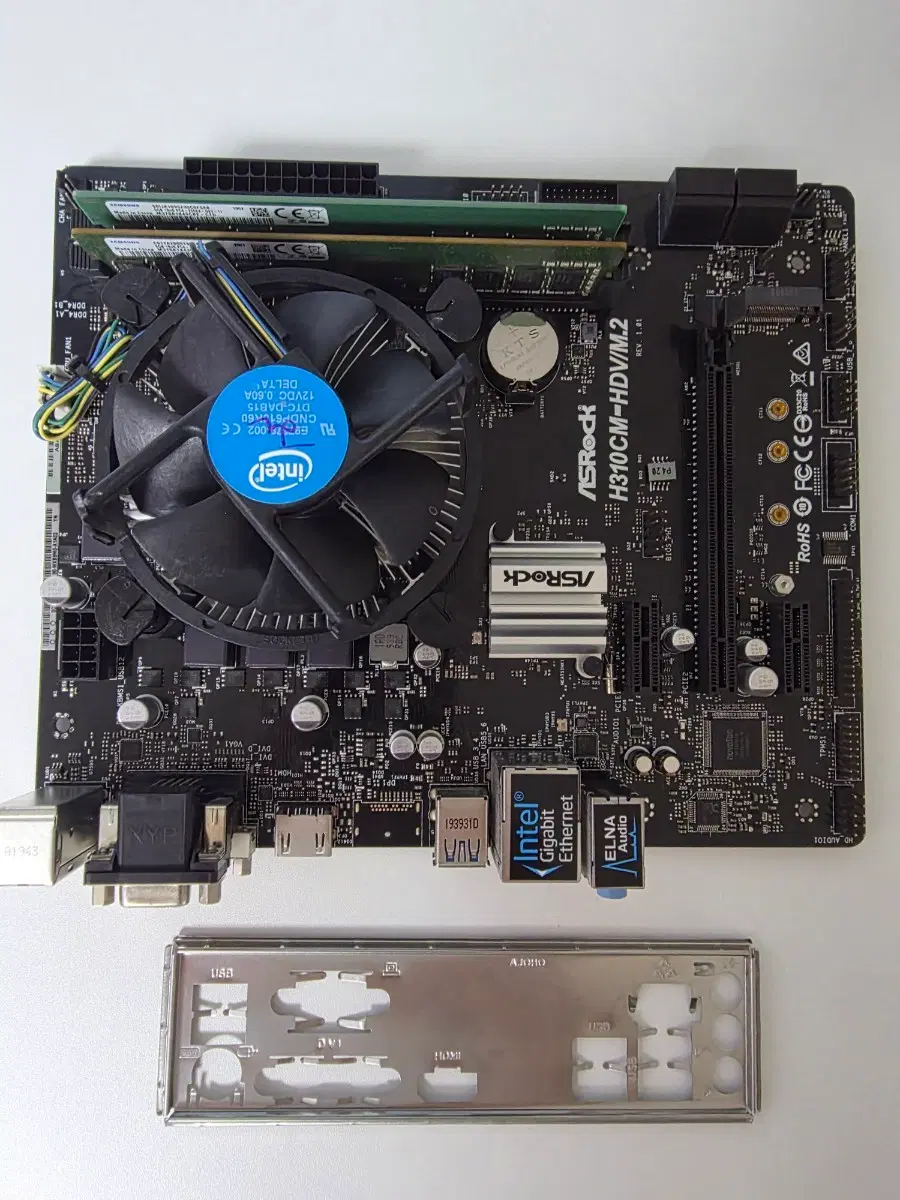 i5 8400 cpu + h310m 메인보드 +삼성 ddr4 16g