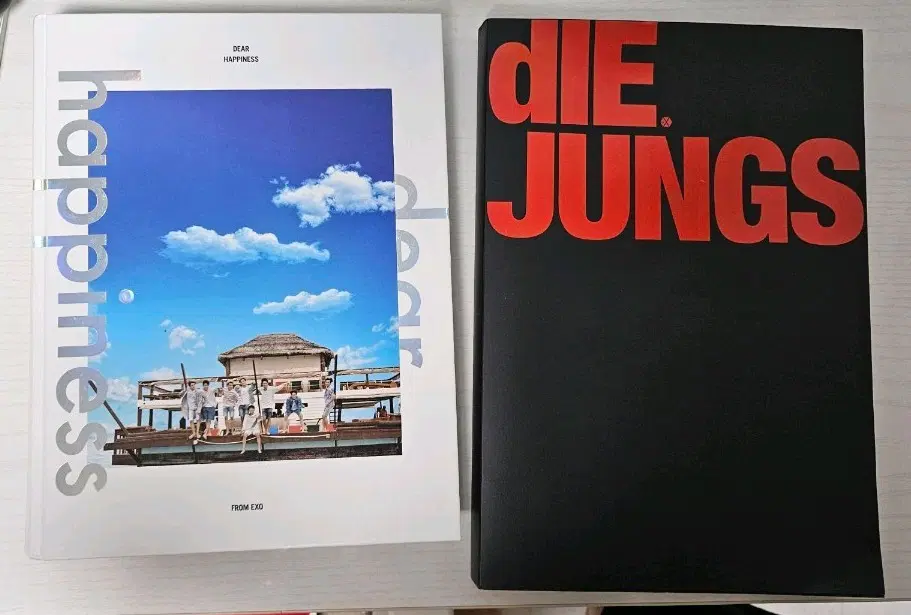 일괄) 엑소 디융스 die jungs 디어 해피니스 dear happiness 포토북 DVD