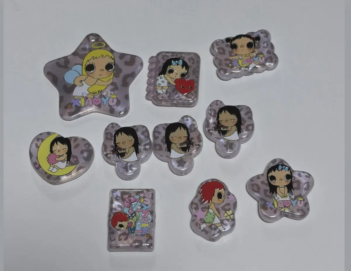 옥이 비즈 팬던트 세트