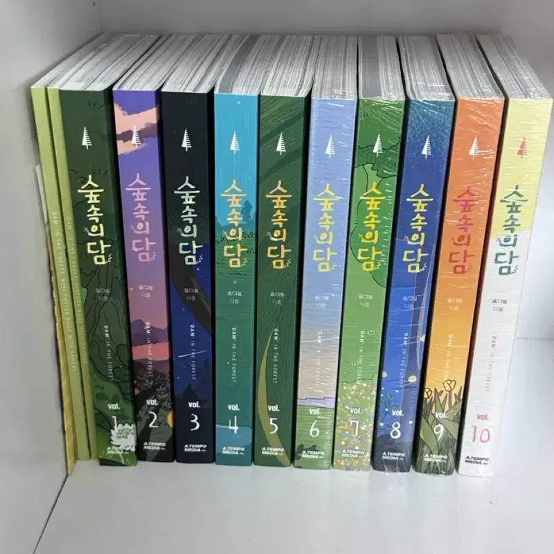 숲속의담 전권+히스토리북+일러스트북+엽서